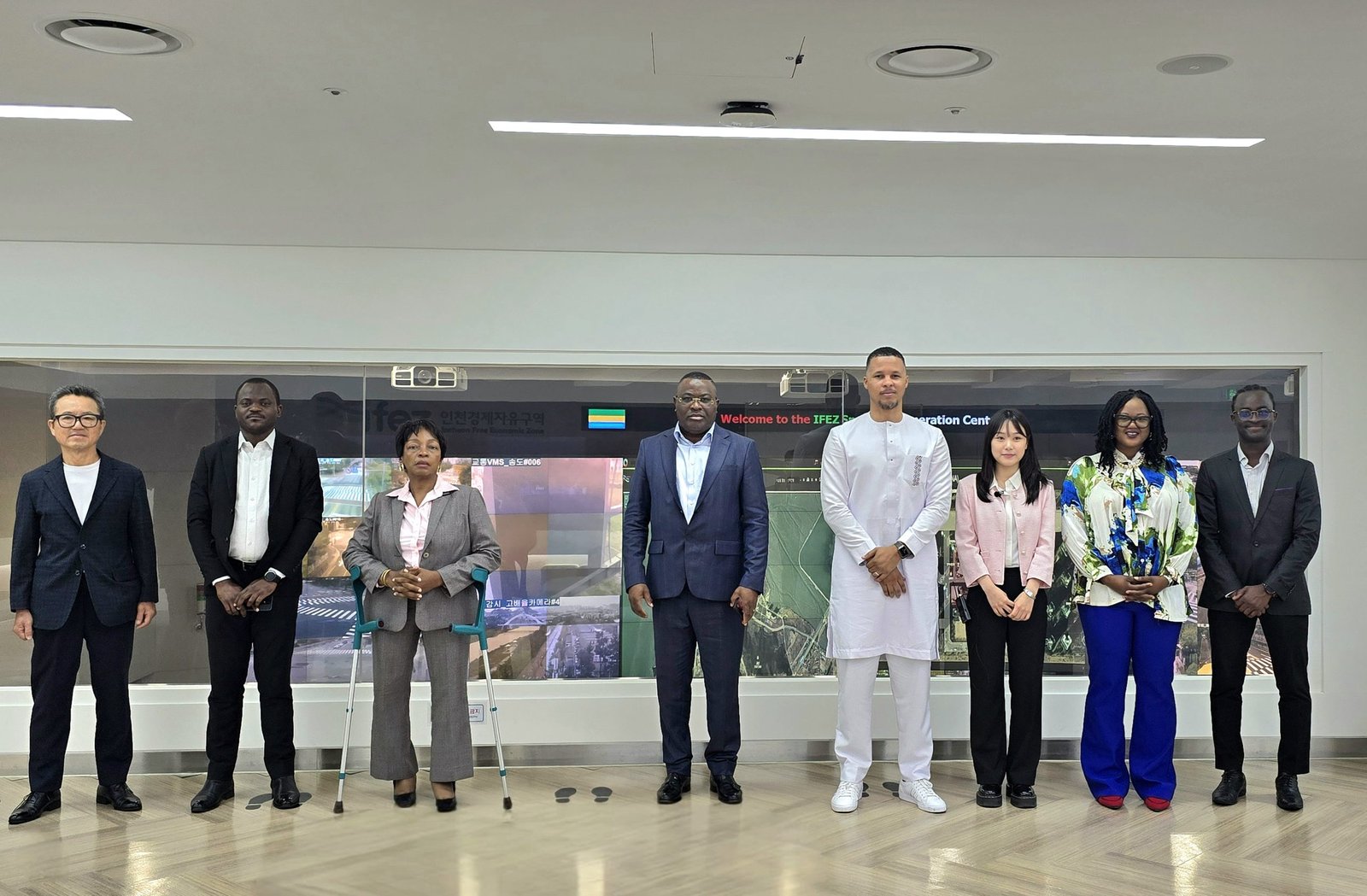 Visit of Minister François Mbongo Rafemo to Korea