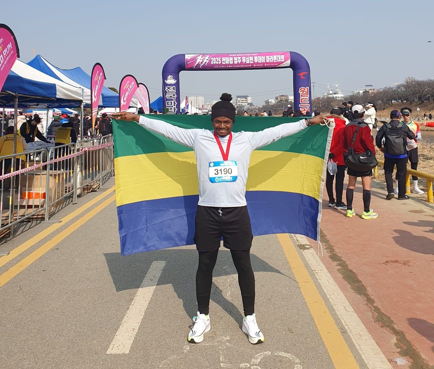 A Gabonese Presence at the 2025 Cheongju Musimcheon Marathon